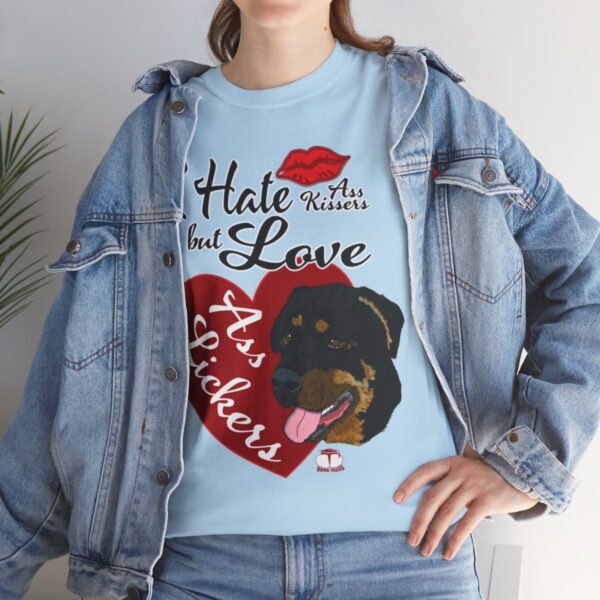 I Hate Ass Kissers Dog T-Shirt - Image 3
