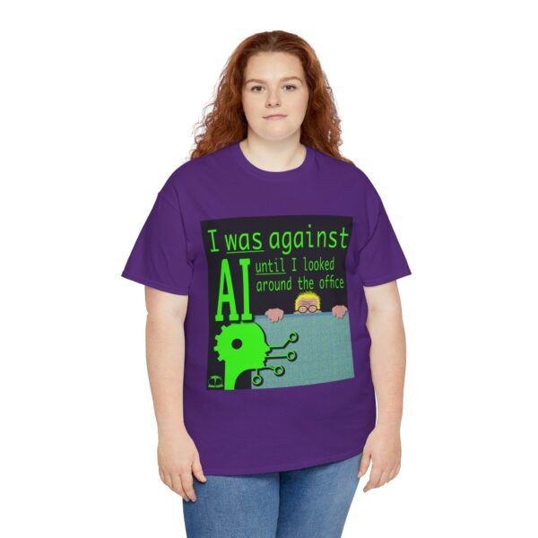 I Was Against AI T-Shirt - Image 575