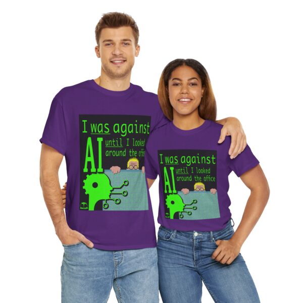 I Was Against AI T-Shirt - Image 633