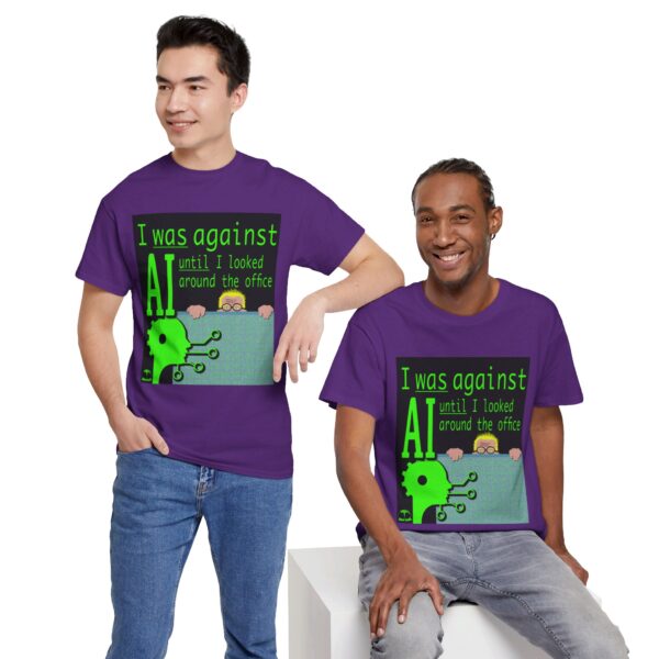 I Was Against AI T-Shirt - Image 635
