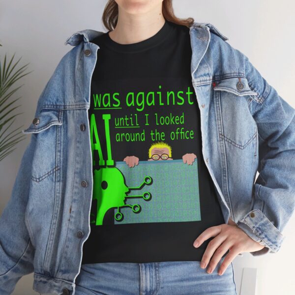 I Was Against AI T-Shirt - Image 77