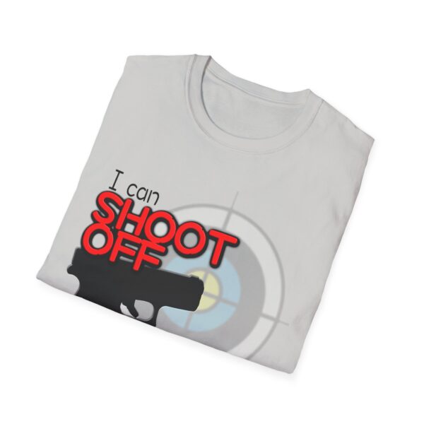 Shoot Off Gun and Mouth Unisex Softstyle T-Shirt - Image 183