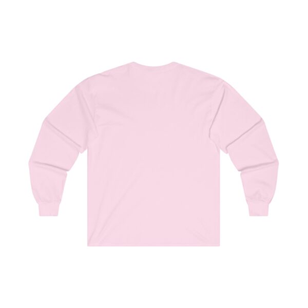 Scared Shirtless Skeleton Halloween Long Sleeve T-Shirt - Image 6