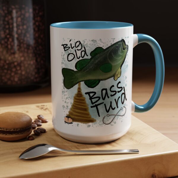 Big Old Bass Turd Accent Coffee Mug (11, 15oz) - Image 35