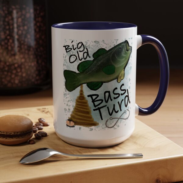 Big Old Bass Turd Accent Coffee Mug (11, 15oz) - Image 23