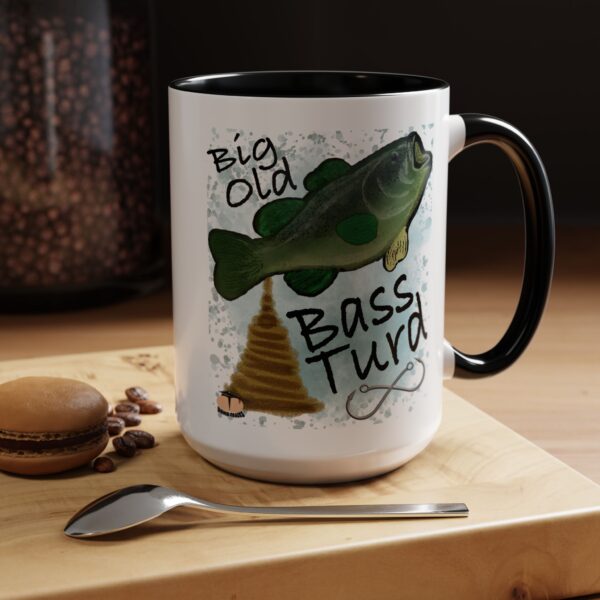 Big Old Bass Turd Accent Coffee Mug (11, 15oz) - Image 17