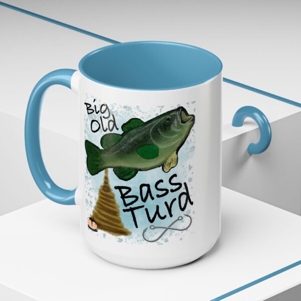 Big Old Bass Turd Accent Coffee Mug (11, 15oz) - Image 36