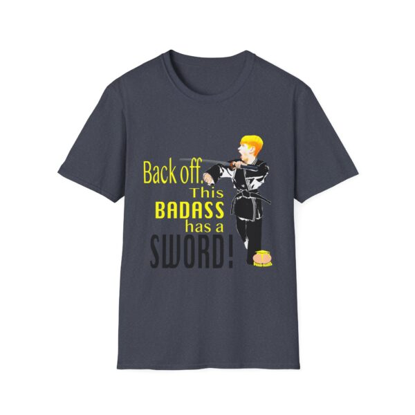 Unisex Badass Sword T-Shirt - Image 5